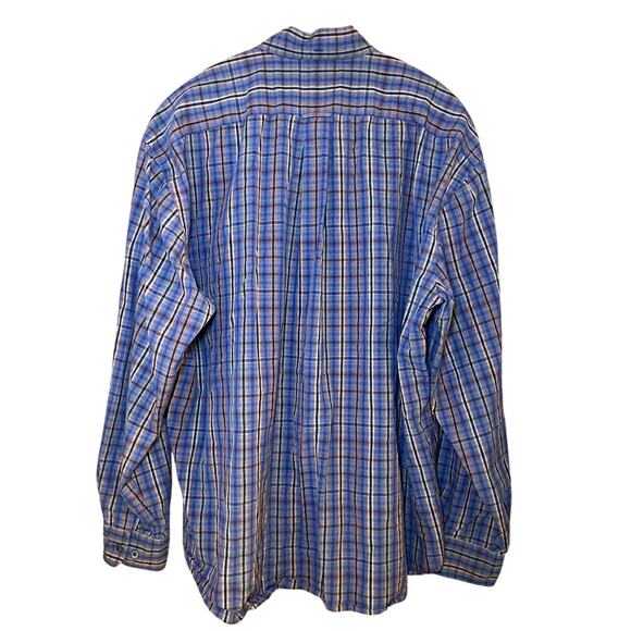 Facconable - Blue Striped Button-Up Shirt - Men's XL - Picture 3 of 11